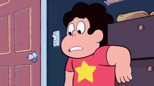 Steven Steven Universe GIF - Steven Steven Universe Looking Up And Down GIFs