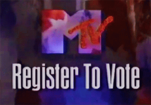 Vote Register To Vote GIF - Vote Register To Vote Mtv GIFs