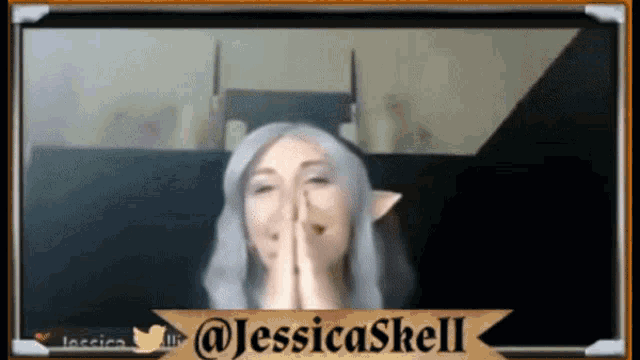 a picture of a woman with the name jessicashell