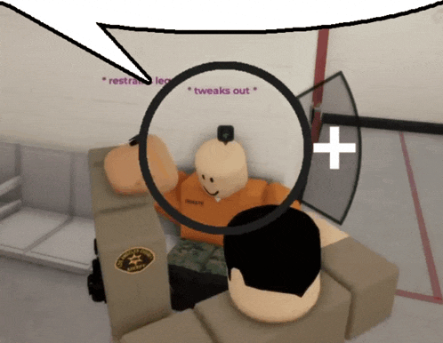 a cartoon character with the word tweaks out on his shirt