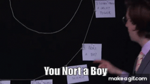 You Nort A Boy Nort GIF - You Nort A Boy Nort Brian David Gilbert GIFs