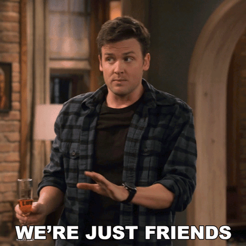 We'Re Just Friends Freddy Crane GIF - We'Re Just Friends Freddy Crane Frasier GIFs
