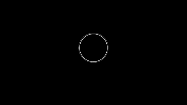a black and white logo with a face in a circle .