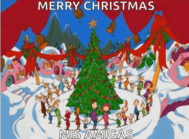 Rocking Around The Christmas Tree Christmas Songs GIF