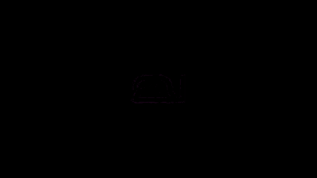 a purple neon sign on a black background