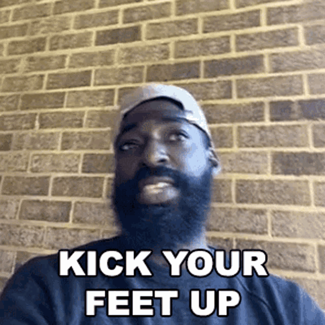 Kick Your Feet Up Cameo GIF - Kick Your Feet Up Cameo Take Time To Relax GIFs