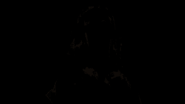 a woman in a bra is standing in front of a movie clip website