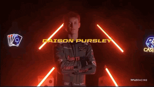 the name daison pursley that is on a sign