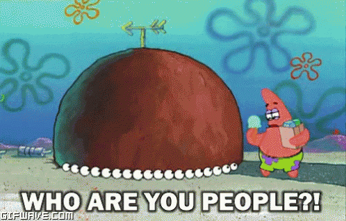 Who Are You People? GIF - Spongebob Squarepants Patrick Star Who Are You People GIFs