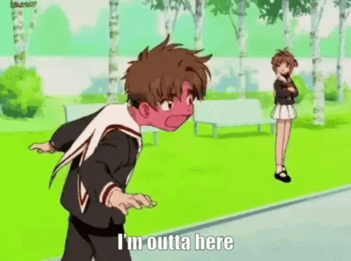 Out Of Here Bye GIF - Out Of Here Bye Syaoran GIFs