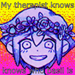 Omori Basil Therapist GIF - Omori Basil Therapist My Therapist GIFs