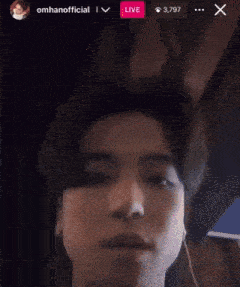 a man 's face is shown in a live video with the number 3,797 at the bottom