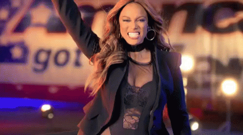 Excited GIF - Tyra Banks Yay Americas Got Talent GIFs