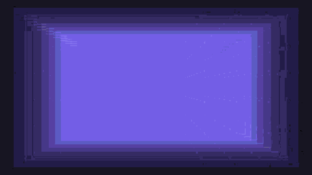 a purple background with a white rectangle in the center