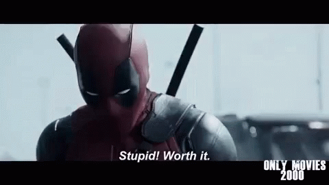 Deadpool Stupid GIF - Deadpool Stupid Worth It GIFs