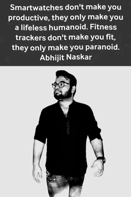 a black and white photo of a man with a quote on it