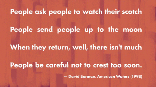 Quote David Berman GIF - Quote David Berman American Waters GIFs