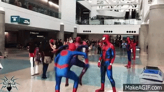 Spidermans Spiderman At Mall GIF - Spidermans Spiderman At Mall Funny GIFs