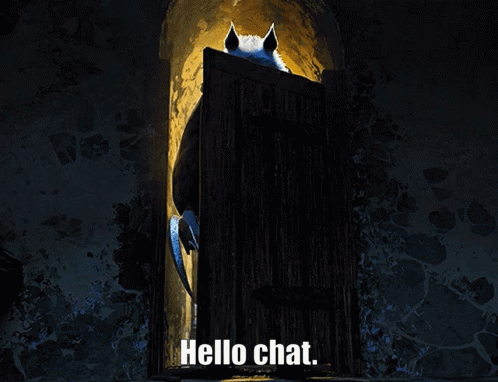 Hello Chat Death Puss In Boots GIF - Hello Chat Death Puss In Boots GIFs