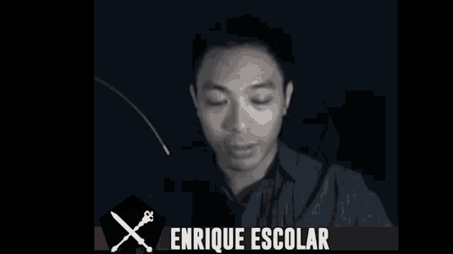 enrique escolar is the name of the man shown