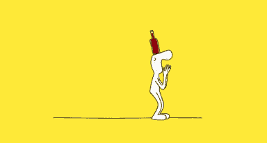 a cartoon drawing of a person holding a wine glass