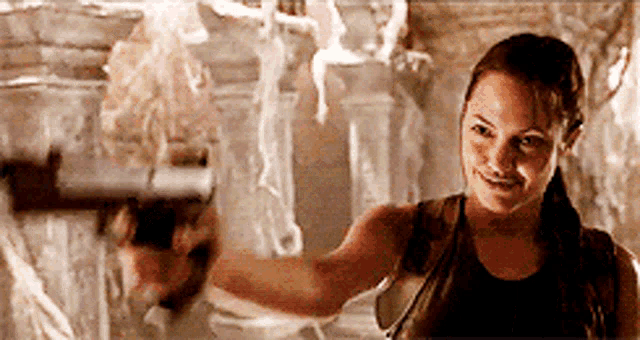 Angelina Jolie Tomb Raider GIF - Angelina Jolie Tomb Raider Lara Croft GIFs