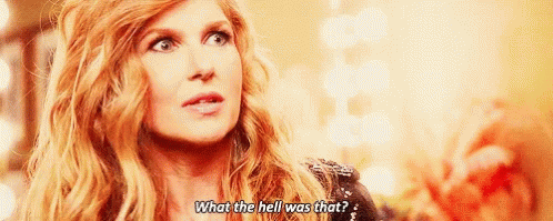 Connie Britton What The Hell Was That GIF - Connie Britton What The Hell Was That GIFs
