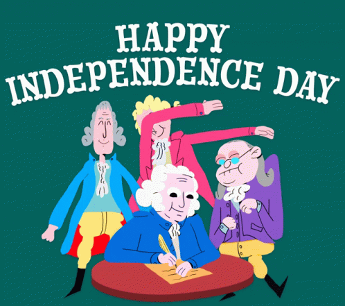 Happy Independence Day Declaration Of Independence GIF - Happy Independence Day Declaration Of Independence Founding Fathers GIFs