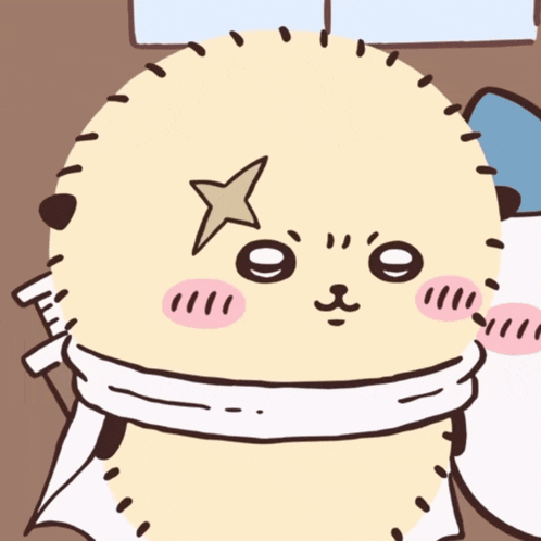 a drawing of a cat with a star on its forehead