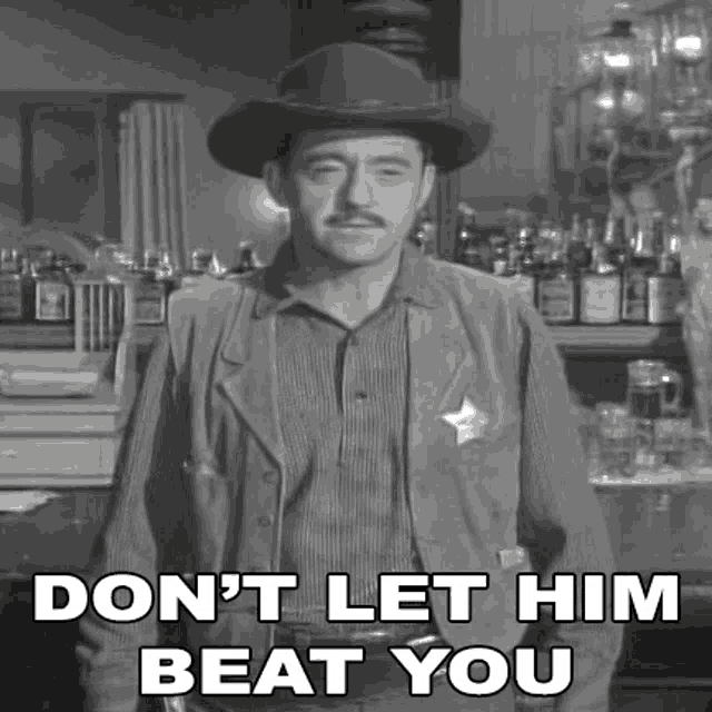 Dont Let Him Beat You Sheriff GIF - Dont Let Him Beat You Sheriff Curse Of The Undead GIFs