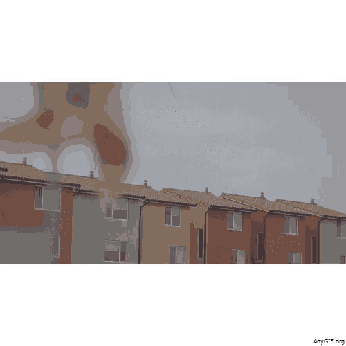 a picture of a row of houses with the words anygif.org below it