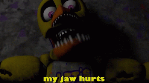 Fnaf Withered Chica GIF
