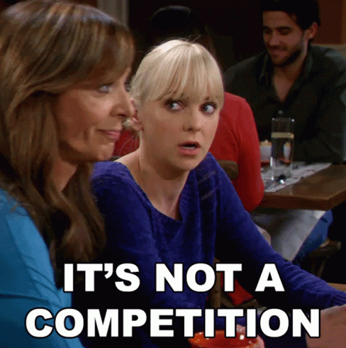 Its Not A Competition Anna Faris GIF - Its Not A Competition Anna Faris Christy GIFs
