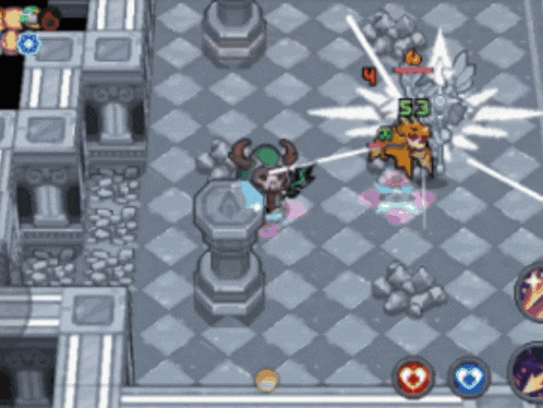 a screenshot of a video game with the number 53 on the bottom right