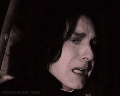 Harry Potter Snape GIF - Harry Potter Snape Crying GIFs