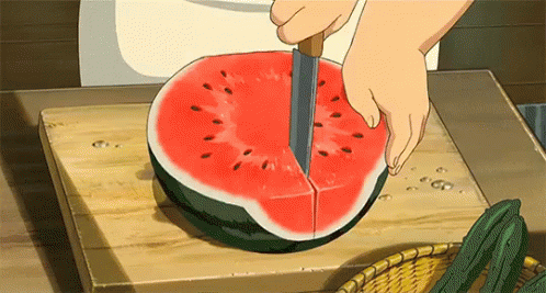 スイカバー スイカ　夏　甘いもの GIF - Watermelon Slice Cut GIFs