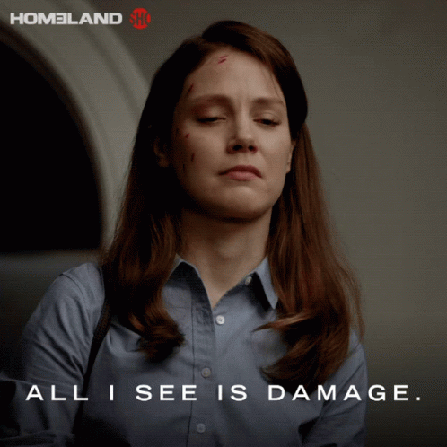 All I See Is Damage Andrea Deck GIF - All I See Is Damage Andrea Deck Jenna Bragg GIFs