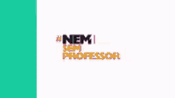 a logo that says #nem sem escola on a white background