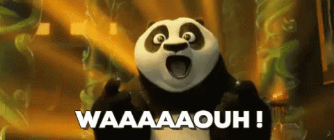 Waouh ! GIF - Kung Fu Panda Wow Waouh GIFs