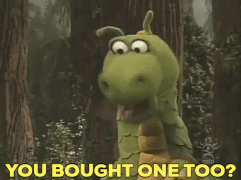 Dudley The Dragon You Bought One Too GIF - Dudley The Dragon You Bought One Too The Adventures Of Dudley The Dragon GIFs