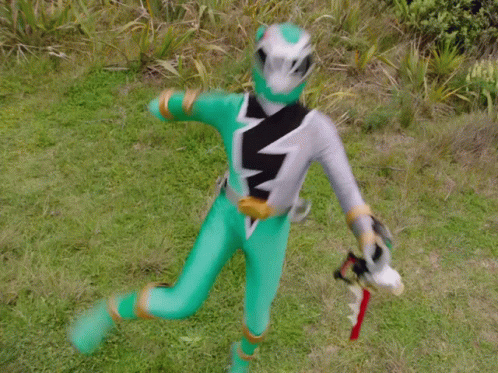 Excited Happy GIF - Excited Happy Dino Fury Green Ranger GIFs