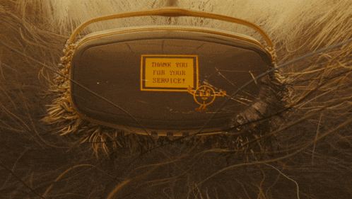 a sign that says " thank you for your service "