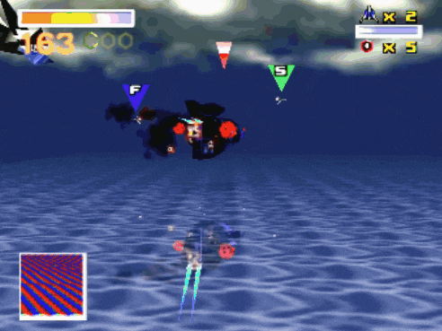 a video game is being played with a score of 63