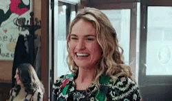 Lily James Yes GIF - Lily James Yes Not Sure GIFs