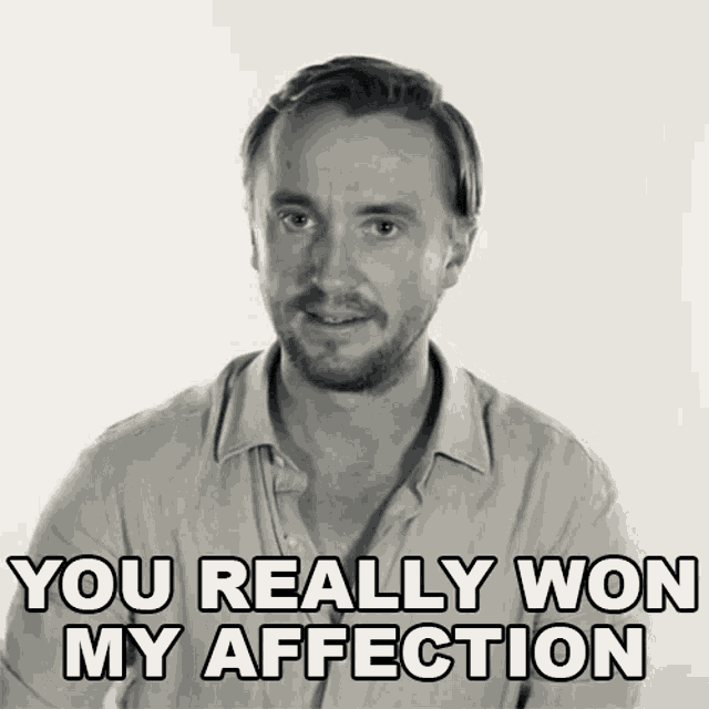 You Really Won My Affection Tom Felton GIF - You Really Won My Affection Tom Felton Cameo GIFs