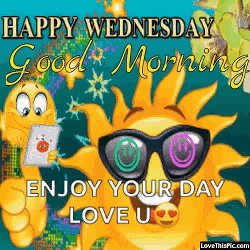 Happy Wednesday Enjoy Your Day GIF - Happy Wednesday Enjoy Your Day Good Morning GIFs
