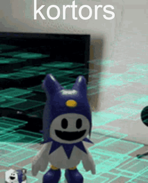a cartoon character with the word kortors on the top