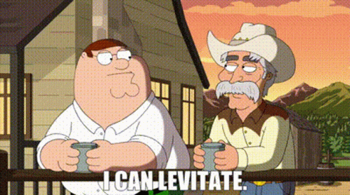Family Guy Mayor Wild West GIF - Family Guy Mayor Wild West I Can Levitate GIFs