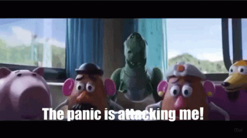 Panic Attack Attacking GIF - Panic Attack Attacking Toy Story GIFs