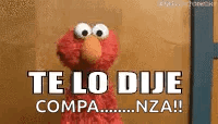 Elmo Te Lo Dije GIF - Elmo Te Lo Dije Encoger Hombros GIFs